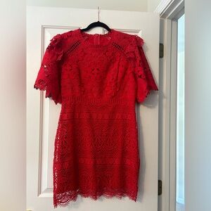 Red Lace Dress